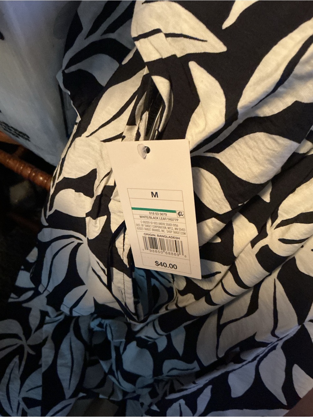 ⭐ NWT A New Day Jumpsuit Bundle XS S M Black Leaf Wide Leg - Picture 9 of 10